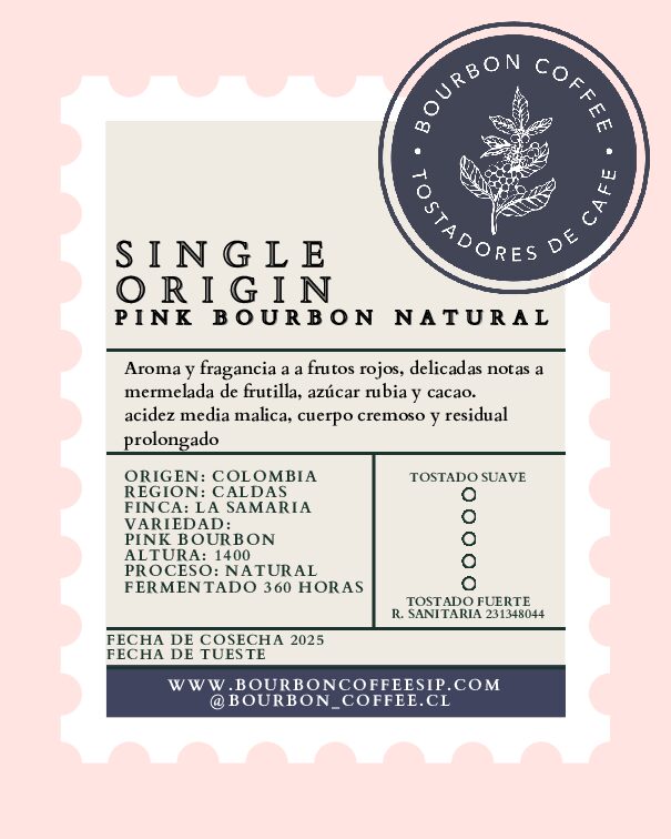 Colombia Pink Bourbon Natural